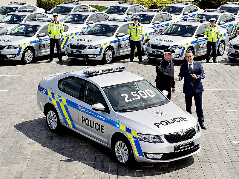 Jubilejní Octavia pro Policii ČR